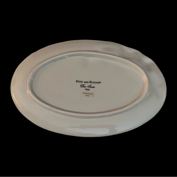 Fitz and Floyd “Dear Santa” Sentiment Tray 9” x 6”. - Picture 2 of 10